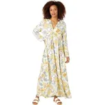 Rip curl dámské šaty Always Summer Kaftan White | Bílá | Velikost M