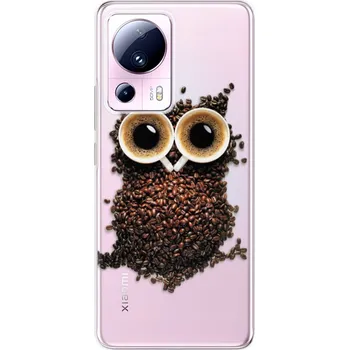 Pouzdro na mobilní telefon Odolné silikonové pouzdro iSaprio - Owl And Coffee - Xiaomi 13 Lite