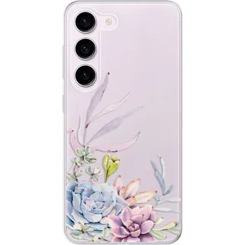 Pouzdro na mobilní telefon Odolné silikonové pouzdro iSaprio - Succulent 01 - Samsung Galaxy S23 5G