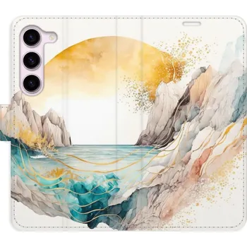 Pouzdro na mobilní telefon Flipové pouzdro iSaprio - Winter in the Mountains - Samsung Galaxy S23 5G