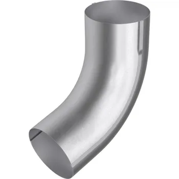 okap BRYZA Koleno svodu 72° pozinkované Ø 100 mm Přírodní pozink