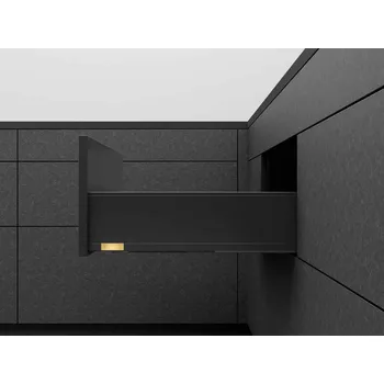 Nábytkové kování BLUM Bočnice LEGRABOX PURE "K" černá karbon L+P Jmenovitá délka [mm]: 500