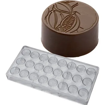 Forma na pečení Forma na pralinky kakaový bob 9g 3x8 tvarů/forma