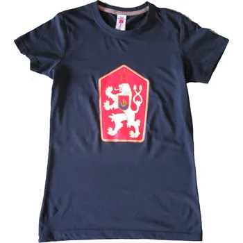 Tričko retro ČSSR dámské modré XL