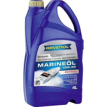 Motorový olej RAVENOL MARINEOIL PETROL 10W-40 4L (Semi syntetický lodní motorový olej pro 4-taktní benzínové motory)