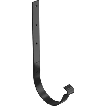okap BRYZA Hák žlabu rovný pozinkovaný Ø 150 mm, Antracit RAL 7021