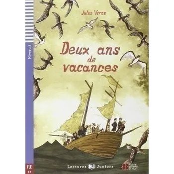 Francouzský jazyk Lectures ELI Juniors Niveau 2 (A2): DEUX ANS DE VACANCES + Downlodable Multimedia - Verne, Jules