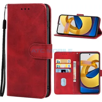 Pouzdro na mobilní telefon Pouzdro Book Poco M4 Pro 4G otevírací červené a zpět 14 Kč s ATC Clubem