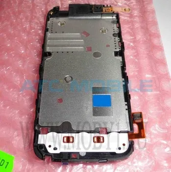 Náhradní kryt pro mobilní telefon Střední kryt Nokia 5230 XpressMusic včetně flex kabelu klávesnice, reproduktoru, originální - 02640D