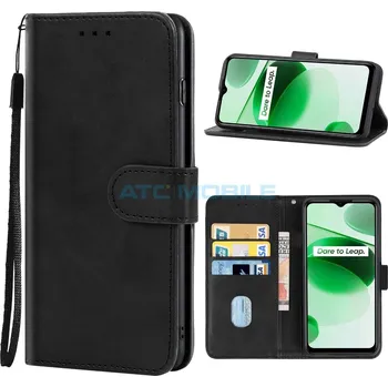 Pouzdro na mobilní telefon Pouzdro Book Realme C35 (RMX3511) otevírací černé a zpět 18 Kč s ATC Clubem