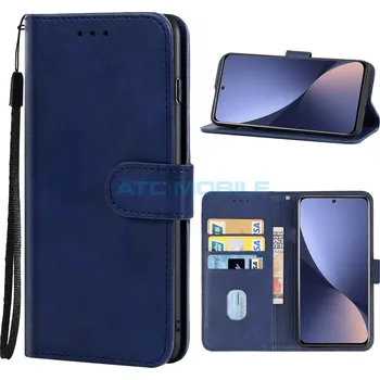 Pouzdro na mobilní telefon Pouzdro Book Xiaomi 12X otevírací modré a zpět 18 Kč s ATC Clubem
