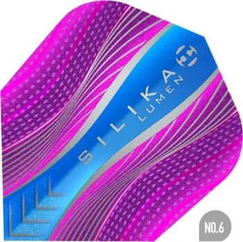 Příslušenství pro šipky Harrows Letky Silika Lumen No6 - Pink F3969