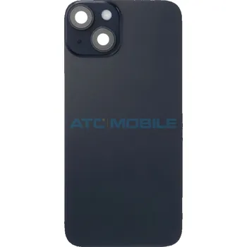 Náhradní kryt pro mobilní telefon iPhone 14 zadní kryt (sklo) s logem, rámečkem včetně magnetů, blesku, sklíček kamer černý, origináln a zpět 69 Kč s ATC Clubem
