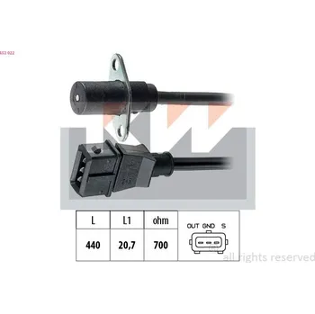 Kliková hřídel Generátor impulsů, klikový hřídel KW 453 022