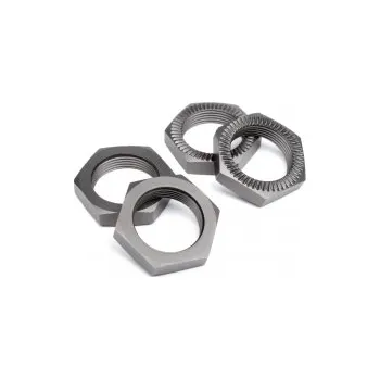 1:5 Baja 5B Gas/Flux SBK: Wheel Nut 24Mm (Gunmetal/4ks)