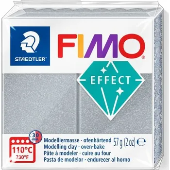 Výtvárné potřeby FIMO Staedtler FIMO efekt 57g METALICKÁ STŘÍBRNÁ