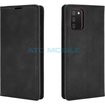 Pouzdro na mobilní telefon Pouzdro Magnetic Book Samsung Galaxy A02s (SM-A025) Retro Texture otevírací černé a zpět 11 Kč s ATC Clubem