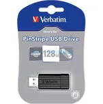 Verbatim USB Flash 128GB PinStripe Store'n'Go černý a zpět 48 Kč s ATC Clubem