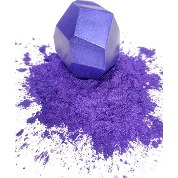 Metalický prášek – fialový Hmotnost: 5 g