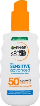 Přípravek na opalování Garnier Ambre Solaire Sensitive Advanced Hypoallergenic Spray SPF50+ 150 ml