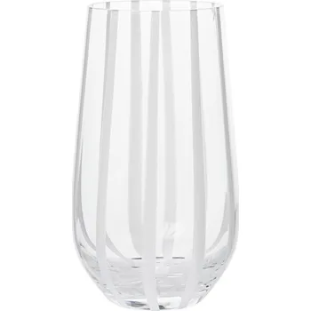 Sklenice Sklenička Broste Stripe, 550 ml | Průhledná