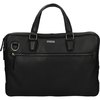 Pánská aktovka Pánská kožená business taška Lagen Daniel - černá