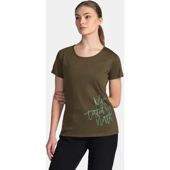 Dámské tričko Dámské funkční triko KILPI Garove tmavě zelené Velikost: 46