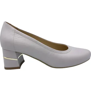 Dámské lodičky Dámské kožené lodičky na podpatku MISSTIC AF 1082 béžové Velikost: 41 (EU)