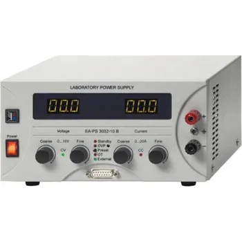 Napájení stejnosměrným proudem 0–16 V, 0–20 A