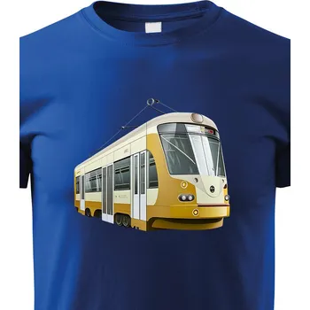 Chlapecké tričko Dětské triko Tramvaj, Barva Modrá, Velikost 110 cm/4 roky, Canvas Dětské tričko Bezvatriko.cz 1834