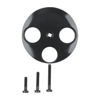 Elektrická zásuvka BERKER Kryt Palazzo TV/R/SAT černý 106421