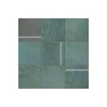 dlažba Alchemy trace mint composizione N glass decor 30x30 cm rektifikovaná matná