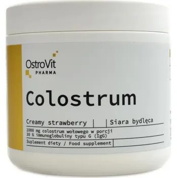 Ostrovit Pharma beef colostrum 100 g strawberry