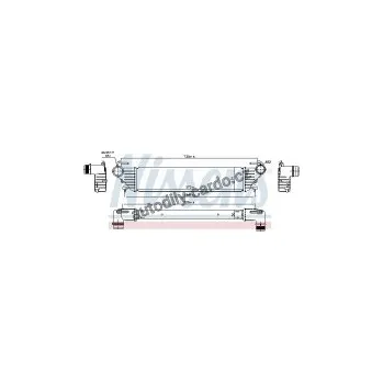 Chladič motoru Chladič turba NISSENS 96272