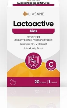 Livsane Lactoactive Kids probiotika 20 tbl.