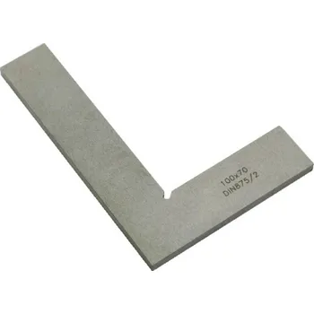 Úhloměr KMITEX 4035 Úhelník přesný plochý Au ČSN255103 100x63