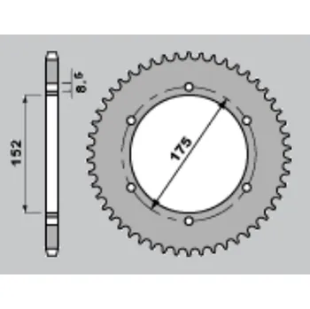 Řetězová sada pro motocykl JR rozeta 844 55 YAMAHA DT 125R 88-92 (JR rozeta 844 55 YAMAHA DT 125R 88-92)
