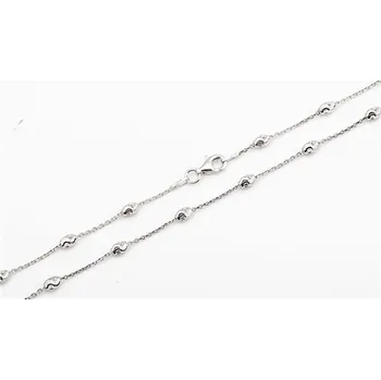 Řetízek Stříbrný řetízek s válečky 65299F 42 cm