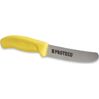 Kuchyňský nůž VICTORINOX nůž s vlnkovaným ostřím 11 cm, žlutý