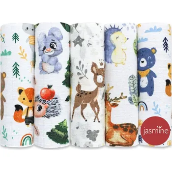 látková plena Tetra Látkové pleny sada box Forest 1 70x80 cm 5ks 2025