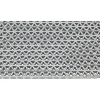 Rohožka Vinylová mřížková rohož k bazénu 5 mm - metráž - Šedá