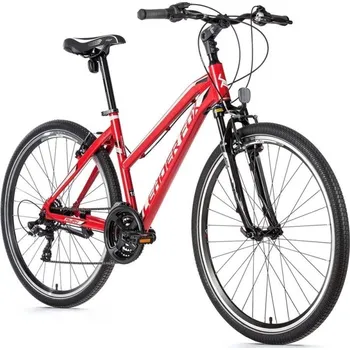 Jízdní kolo LEADER FOX AWAY DÁMSKÝ CROSS Shimano Tourney 3x7 model 2022 - S / Červená