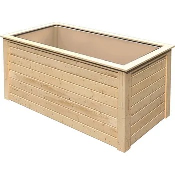 Vyvýšený záhon LanitPlast vyvýšený záhon KARIBU HOCHBEET 281 (83326) natur
