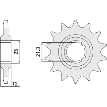 Řetězová sada pro motocykl CHT řetězové kolo přední 823 13 (A4250823130) HUSQVARNA / HUSABERG (82313JT) (řetěz 520) (CHT řetězové kolo přední 823 13 (A4250823130) HUSQVARNA / HUSABERG (82313JT) (řetěz 520))