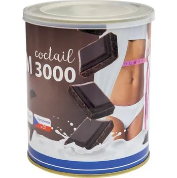 SLIM 3000 COCTAIL ČOKOLÁDA (Doplněk stravy v prášku. Koktejlová směs s rozpustnou vlákninou, karnitinem, sojovým lecitinem a zeleným čajem.)