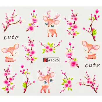 Lak na nehty BIO NAILS Vodolepka A1625 srnka a květy