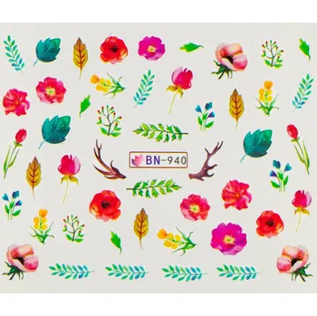 Lak na nehty BIO NAILS Vodolepka BN-940 květy a listy