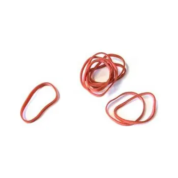 Gumičky slabé 1 mm, průměr 2 cm (1 kg) - červené