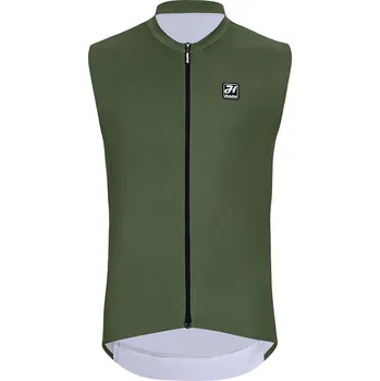 cyklistický dres HOLOKOLO Cyklistický dres bez rukávů - AIRFLOW - zelená 3XL