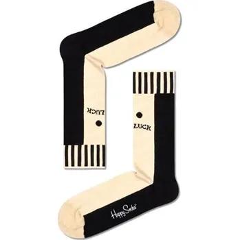 Dámské ponožky PONOŽKY HAPPY SOCKS Lucky - béžová - 41/46 + při osobním odběru 303 Kč